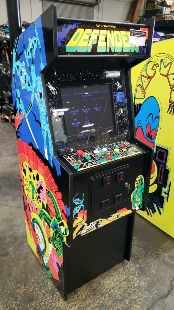 DEFENDER UPRIGHT ARCADE GAME CUSTOM ART NEW W/LCD MONITOR