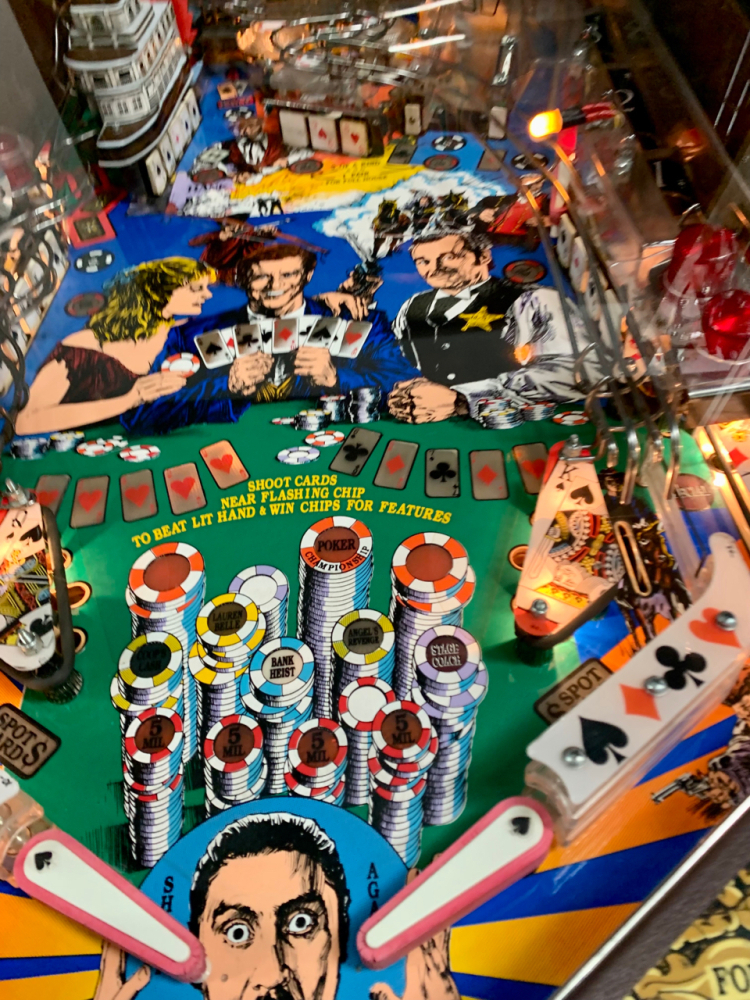 MAVERICK THE MOVIE PINBALL MACHINE SEGA 1994
