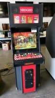 NEO GEO 4 SLOT TALL TOP UPRIGHT SNK ARCADE GAME W/ CARTS MAGICIAN LORD