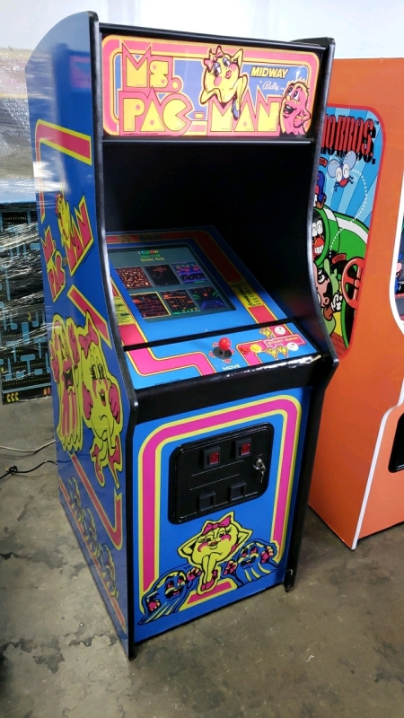 MS. PACMAN UPRIGHT CLASSIC STYLE CAB ARCADE GAME BRAND NEW iCADE 60 IN 1