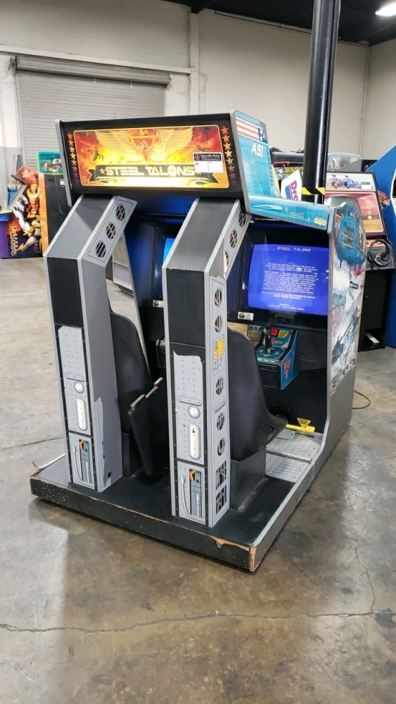 STEEL TALONS ATARI CLASSIC DUAL 25 MONITOR ARCADE GAME