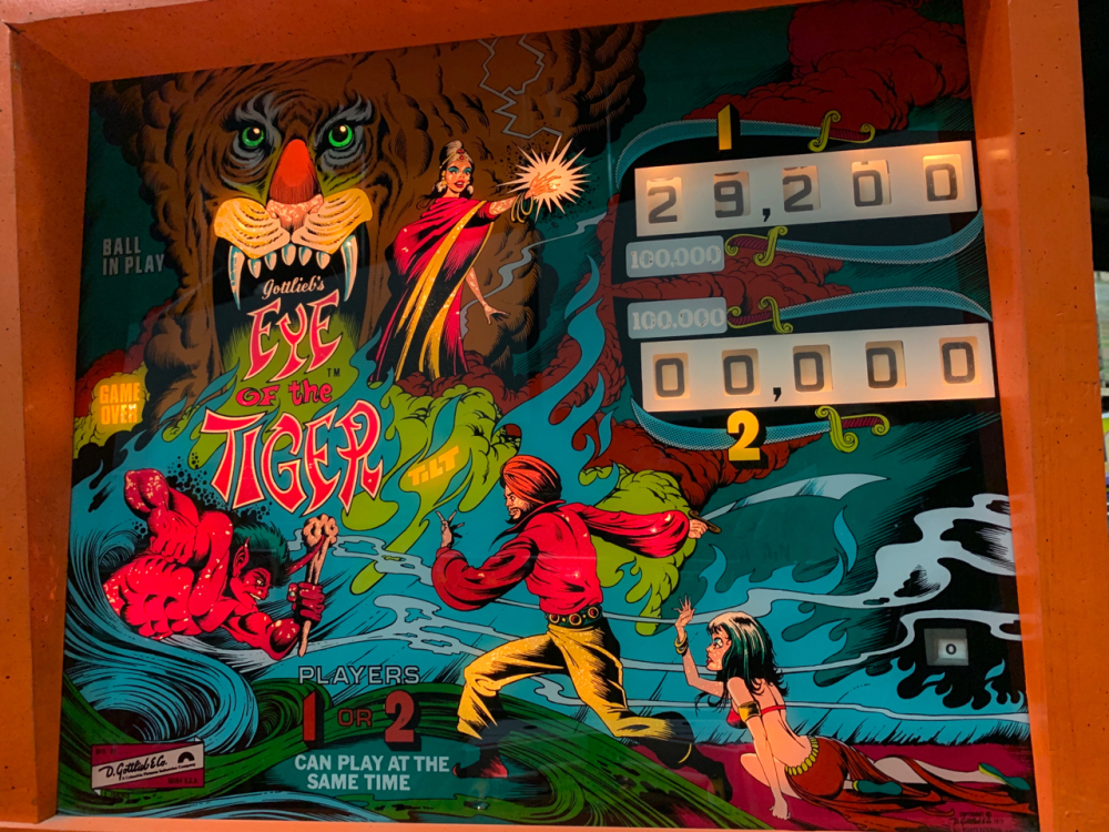 EYE OF THE TIGER E.M. PINBALL MACHINE GOTTLIEB 1978