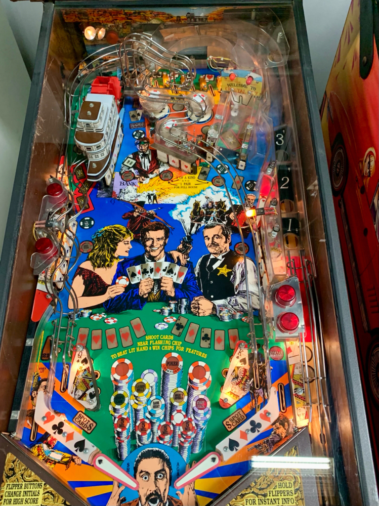 MAVERICK THE MOVIE PINBALL MACHINE SEGA 1994