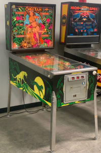 CHEETAH PINBALL MACHINE PROTOTYPE CAB? STERN CLASSIC 1980