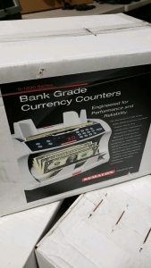 1 LOT- SEMACON BANK GRADE CURRENCY COUNTER (REFURBISHED IN BOX)