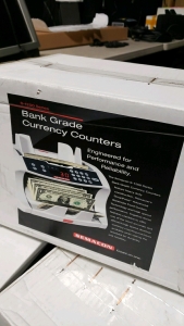 1 LOT- SEMACON BANK GRADE CURRENCY COUNTER (REFURBISHED IN BOX)