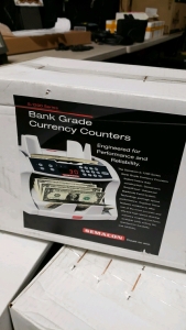 1 LOT- SEMACON BANK GRADE CURRENCY COUNTER (REFURBISHED IN BOX)