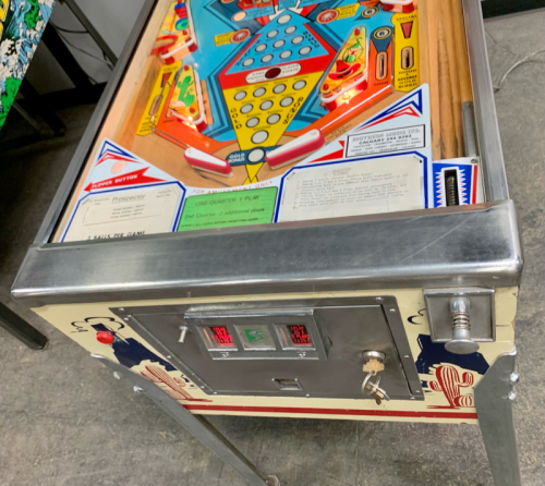 PROSPECTOR ELECTRO MECHANICAL PINBALL SONIC 1977
