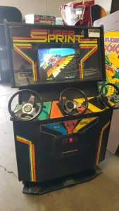 SUPER SPRINT 3 PLAYER CLASSIC ARCADE GAME ATARI