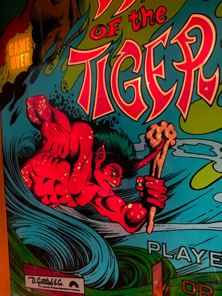 EYE OF THE TIGER E.M. PINBALL MACHINE GOTTLIEB 1978