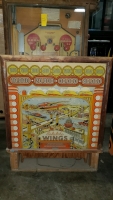 EXHIBIT'S "WINGS" FLIPPERLESS WOODRAIL PINBALL PROJECT GAME 1947 - 2