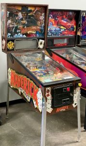 MAVERICK THE MOVIE PINBALL MACHINE SEGA 1994