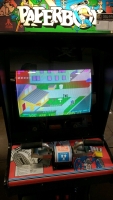 PAPERBOY CLASSIC ARCADE GAME ATARI W/ 25" CRT MONITOR NEW SIDE ART DECALS L@@K!! - 5