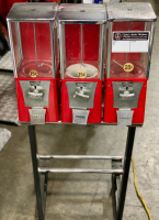 3 HEAD CANDY CAPSULE BULK VENDING STAND - 2