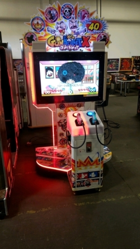 GUN BULLET X POINT BLANK LCD MONITOR ARCADE GAME NAMCO