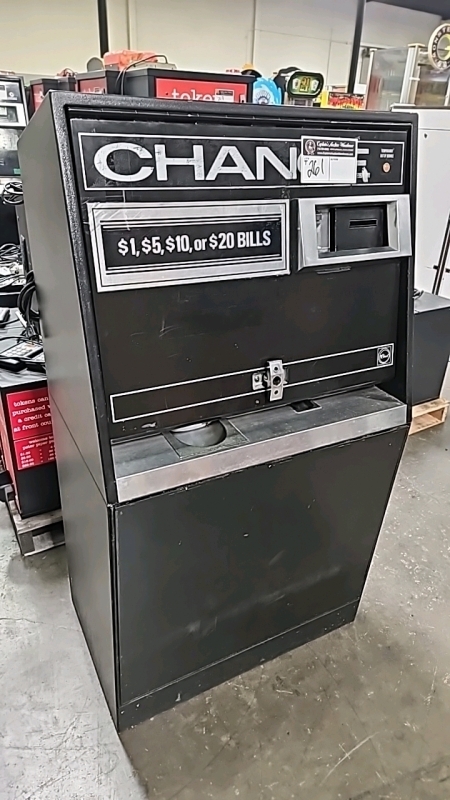 ROWE BC3500 DOLLAR COIN CHANGER MACHINE T