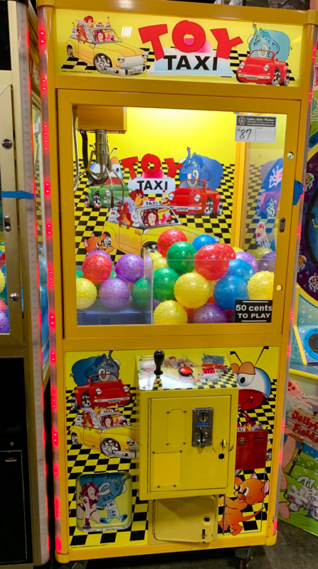 30" TOY TAXI PLUSH CLAW CRANE MACHINE