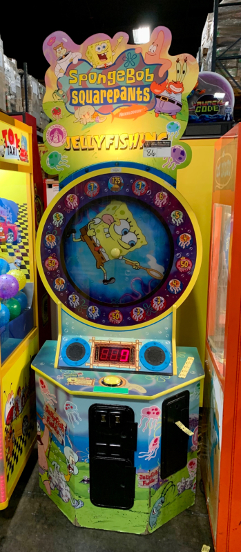 SPONGEBOB JELLY FISHING TICKET REDEMPTION GAME SEGA #A