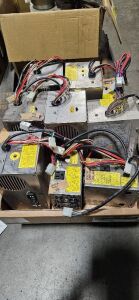 BOX LOT- ARCADE GAME POWER SUPPLIES MISC