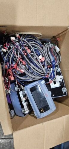 BOX LOT- INTERCARD SWIPE READERS & WIRING ETC.