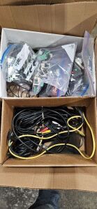4 BOX LOT- MISC ELECTRONICS