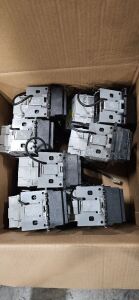 BOX LOT- USED MISC MARS BILL ACCEPTORS 10 CT.