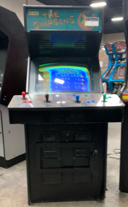 THE SIMPSONS 4 PLAYER KONAMI ARCADE GAME