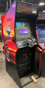 CRUISIN USA UPRIGHT DRIVER ARCADE GAME CAPCOM