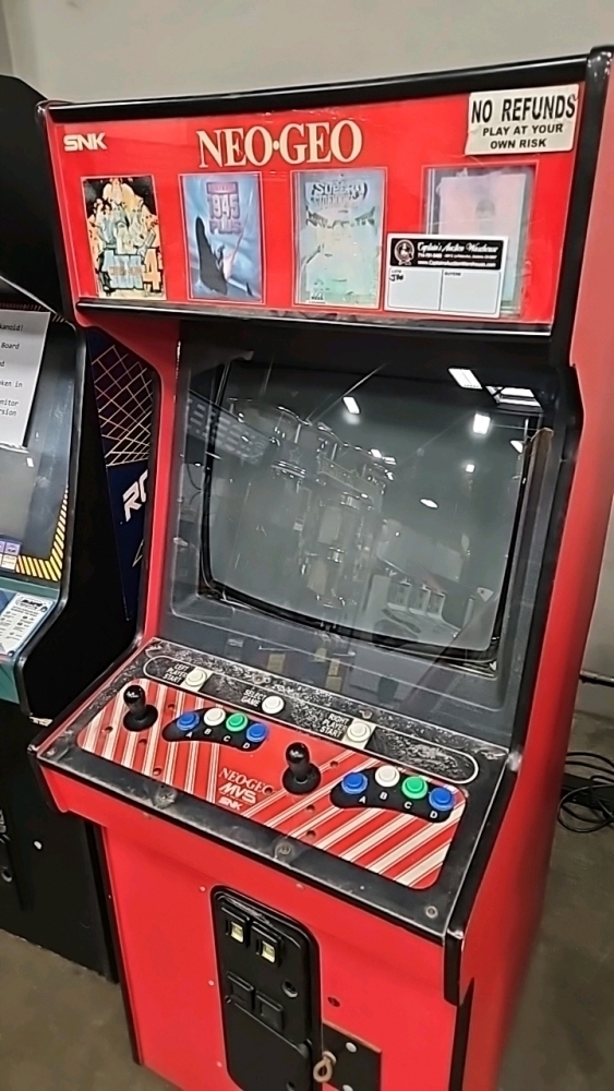 NEO GEO 4 SLOT UPRIGHT ARCADE GAME SNK MVS