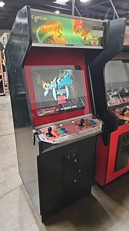 STREET FIGHTER ALPHA UPRIGHT ARCADE GAME CAPCOM