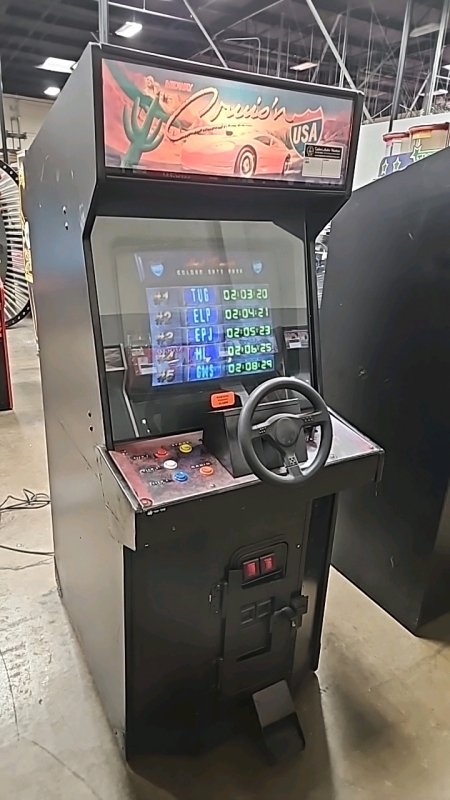 CRUISIN USA UPRIGHT DRIVER ARCADE GAME CAPCOM