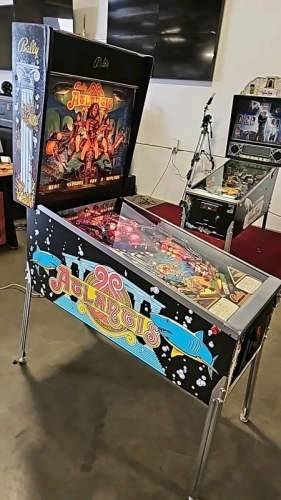 ATLANTIS CLASSIC PINBALL MACHINE BALLY MIDWAY 1989
