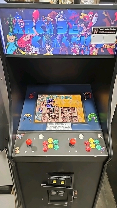 ARCADE CLASSICS UPRIGHT ARCADE GAME YPO