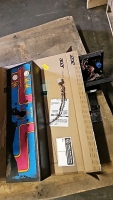 1 BOX LOT- ARCADE GAME CONTROL PANELS MISC.