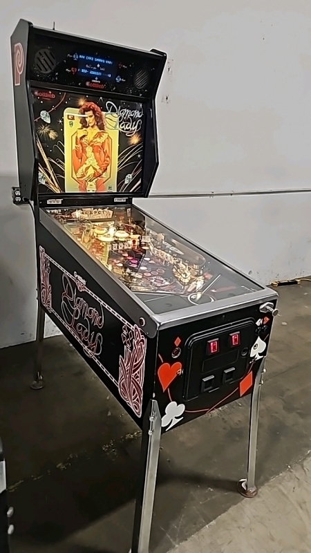 DIAMOND LADY CLASSIC PINBALL MACHINE GOTTLIEB RARE!!