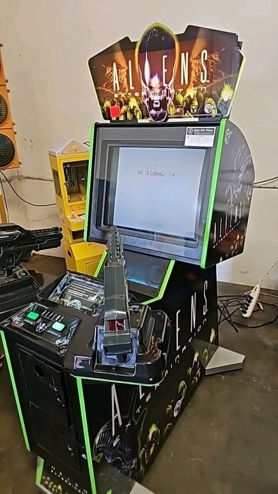 ALIENS EXTERMINATION FIXED GUN SHOOTER ARCADE GAME GLOBAL VR