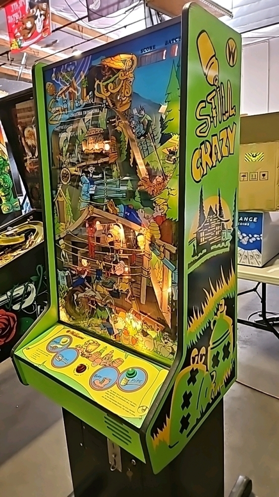 STILL CRAZY RARE PROTOTYPE WILLIAMS VERTICAL PINBALL GAME 1984