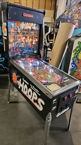 HOOPS! PINBALL MACHINE GOTTLIEB 1991 "JIMMY HOOPS!"