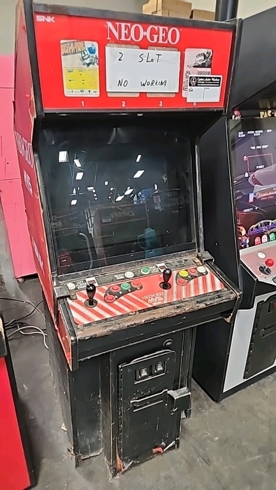 NEO GEO 2 SLOT UPRIGHT ARCADE GAME SNK