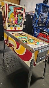 ABRA CA DABRA CLASSIC WEDGE HEAD PINBALL MACHINE GOTTLIEB 1975