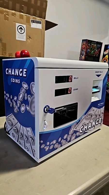 CURRENCY TO COIN CHANGER MACHINE COUNTER TOP TABLE MOUNT MEGA VENDING CO. BRAND NEW