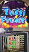 TUTTI FRUITTI ROUND TOP TOUCH VIDEO REDEMPTION GAME W/ STAND - 5