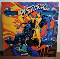 GOTTLIEB'S PANTHERA PINBALL BACK GLASS ART