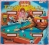 EIGHT-BALL PINBALL BACK GLASS ARTWORK BALLY ORIGINAL