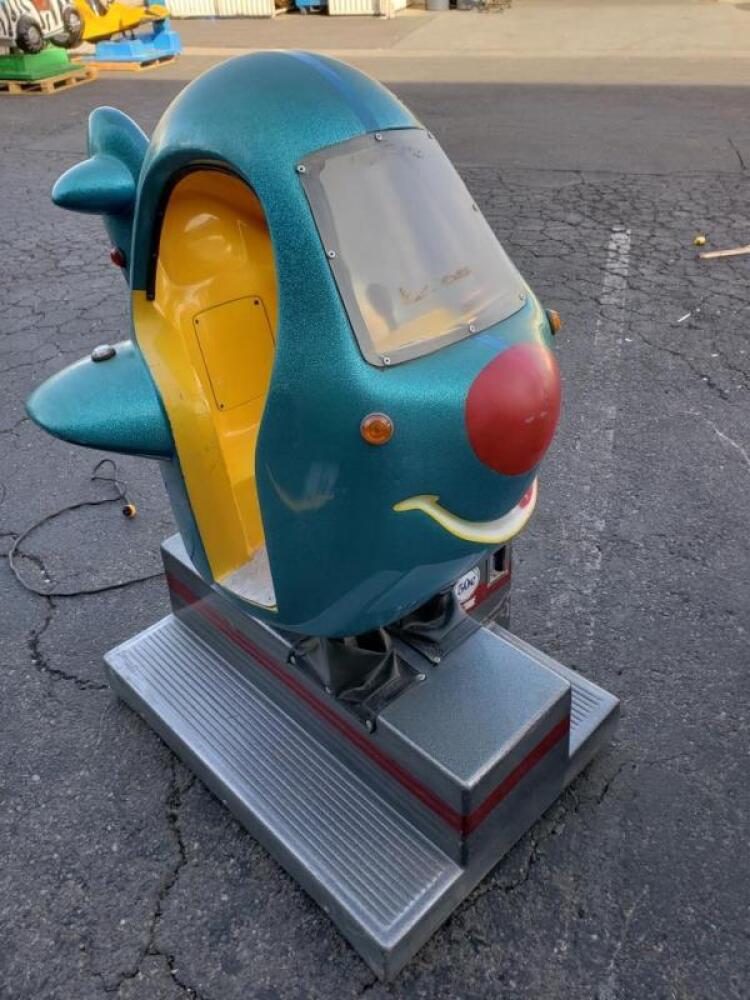 KIDDIE RIDE AIRPLANE SEATED RIDER