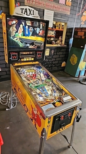 TAXI CLASSIC PINBALL MACHINE WILLIAMS 1988 CLEAN L@@K!