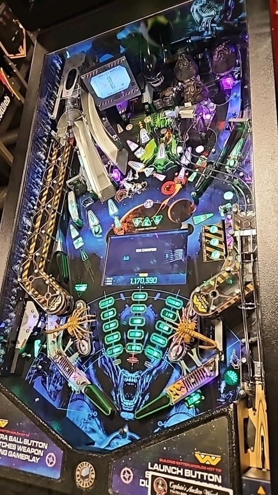 ALIEN THE MOVIE PINBALL MACHINE HEIGHWAY GAMES HUO