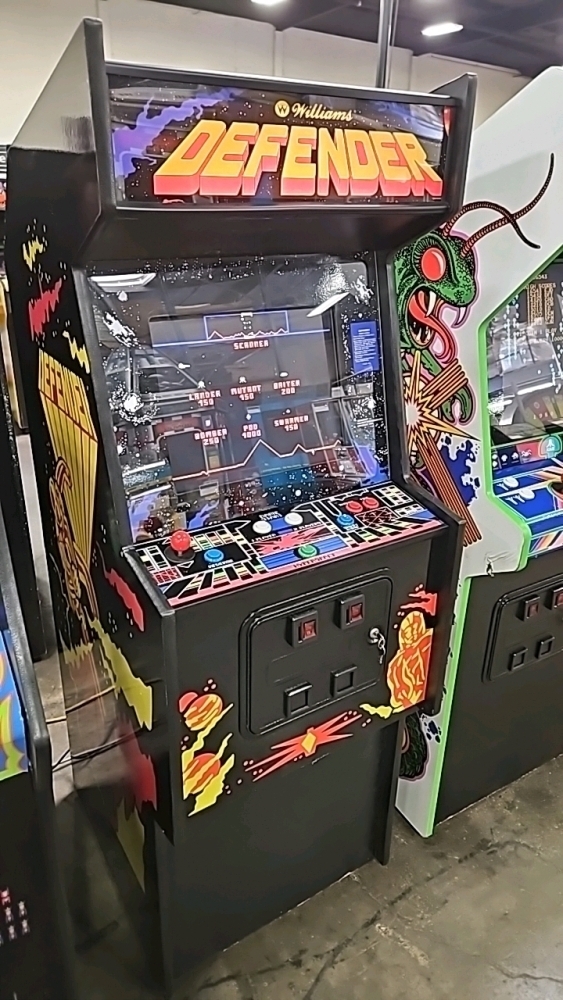 DEFENDER UPRIGHT ARCADE GAME NEW BUILD W/ LCD MONITOR