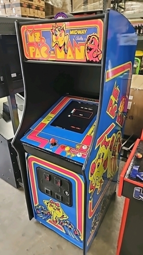 MS. PAC-MAN UPRIGHT ARCADE GAME NEW BUILD W/ LCD MONITOR
