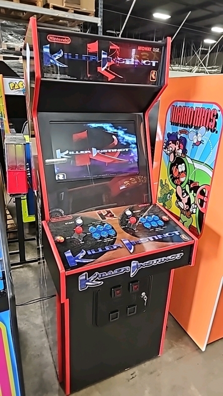 KILLER INSTINCT UPRIGHT ARCADE GAME NEW BUILD W/ LCD MONITOR